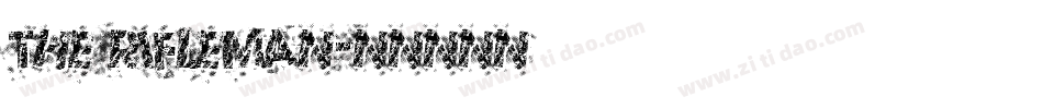 The Rifleman字体转换